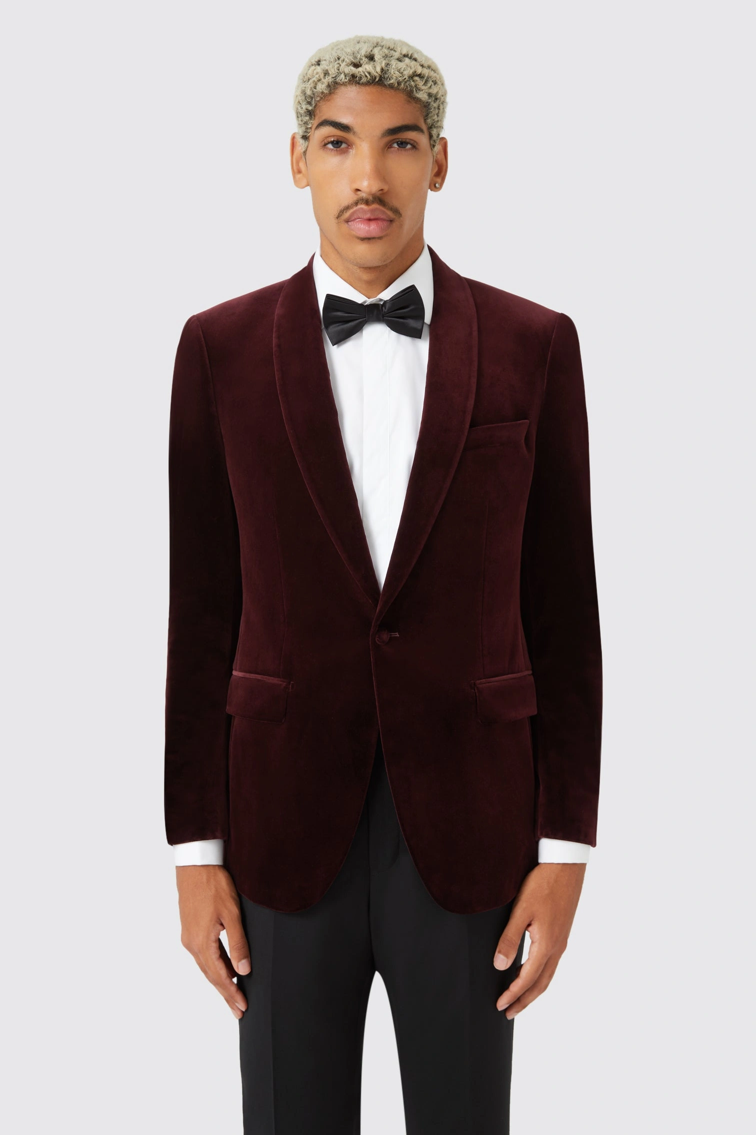 Prachtige Almeida Slank Blazer Velvet Rood - ARCHIVE: Luxe en stijlvol!